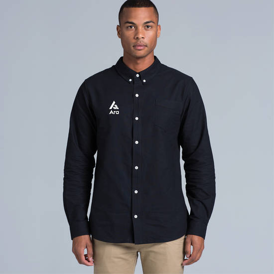 ARA Men's Cotton Oxford Shirt